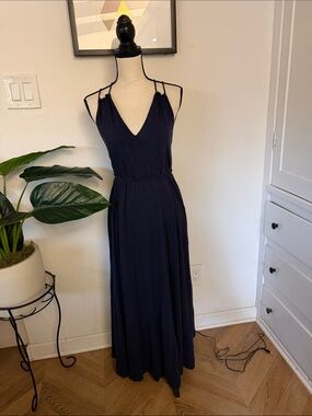 long beige maxi dress Blade Maxi Dress Beige in Knit Fabric